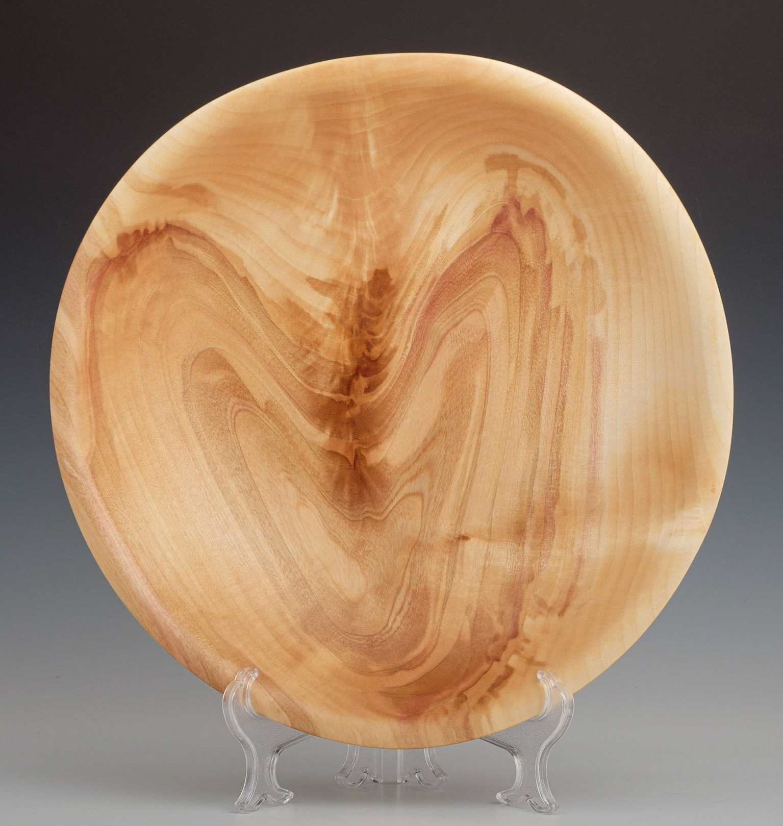 Birch Bowl - Diameter: 11 1/2 inches, Height: 2 7/8 inches (J65)