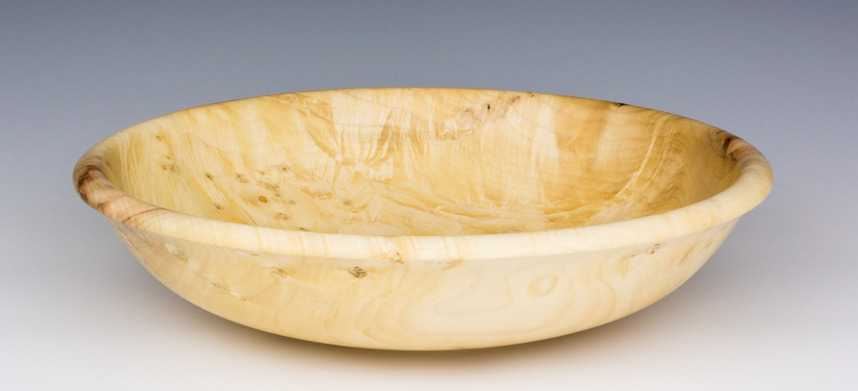 Maple Bowl - Diameter: 13 inches, Height: 3 inches (L3)