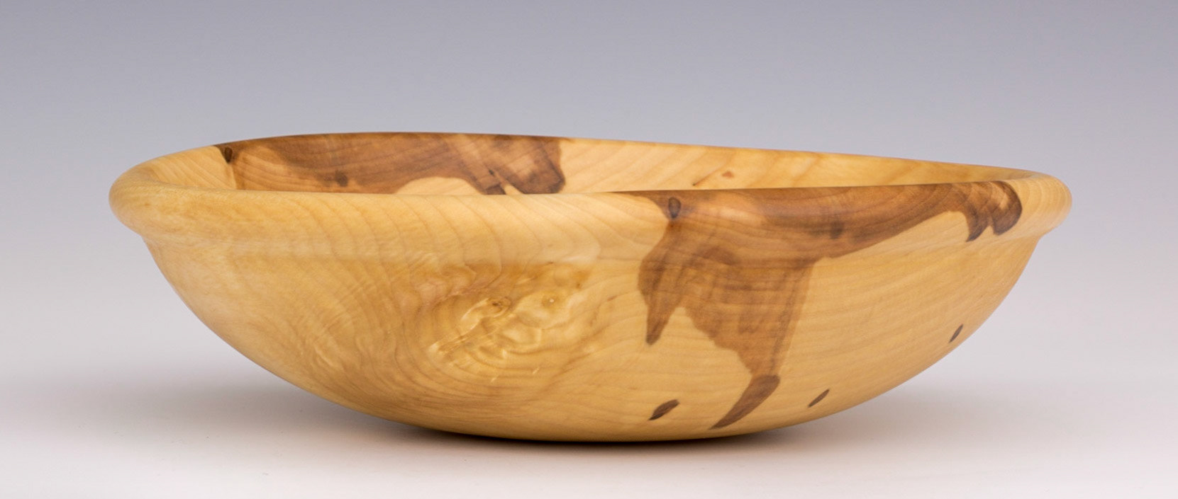 Ash Round Bottom Bowl - Diameter: 7 1/8 inches, Height: 2 1/8 inches (A50)