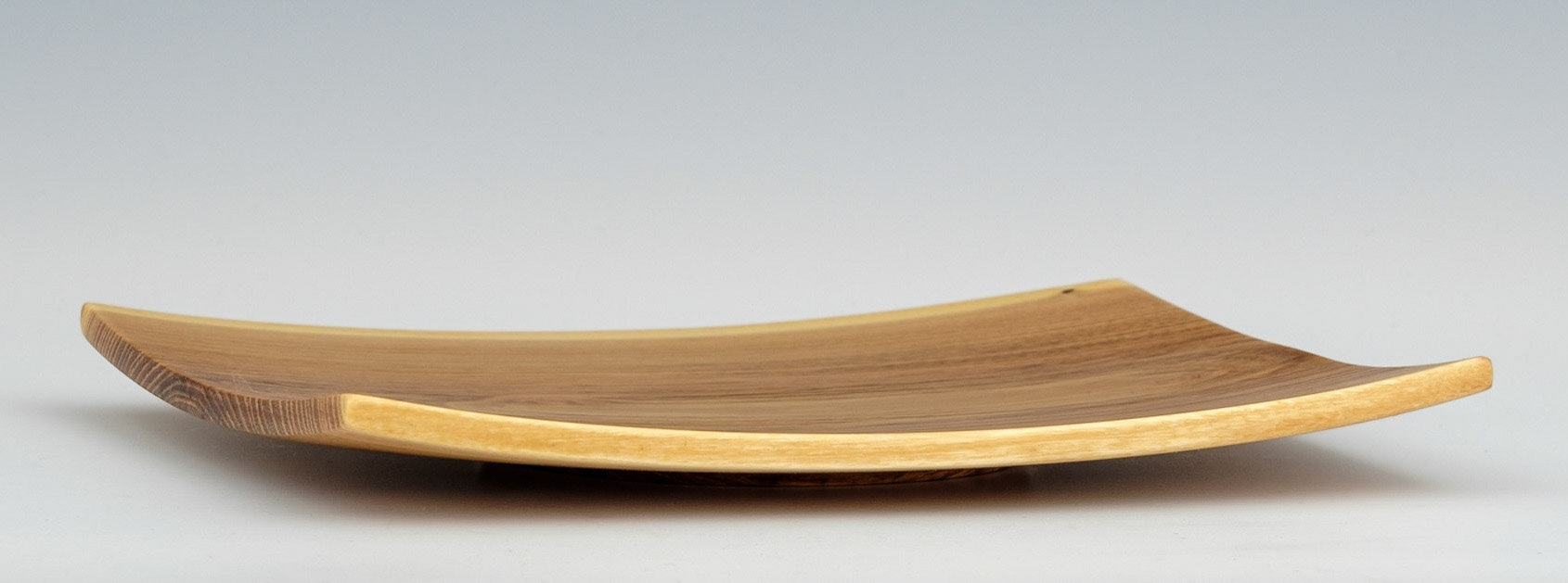 Black Locust Rectangular Platter - Length: 7 3/8 inches, Width: 6 1/2 inches, Height: 7/8 inches (D118)