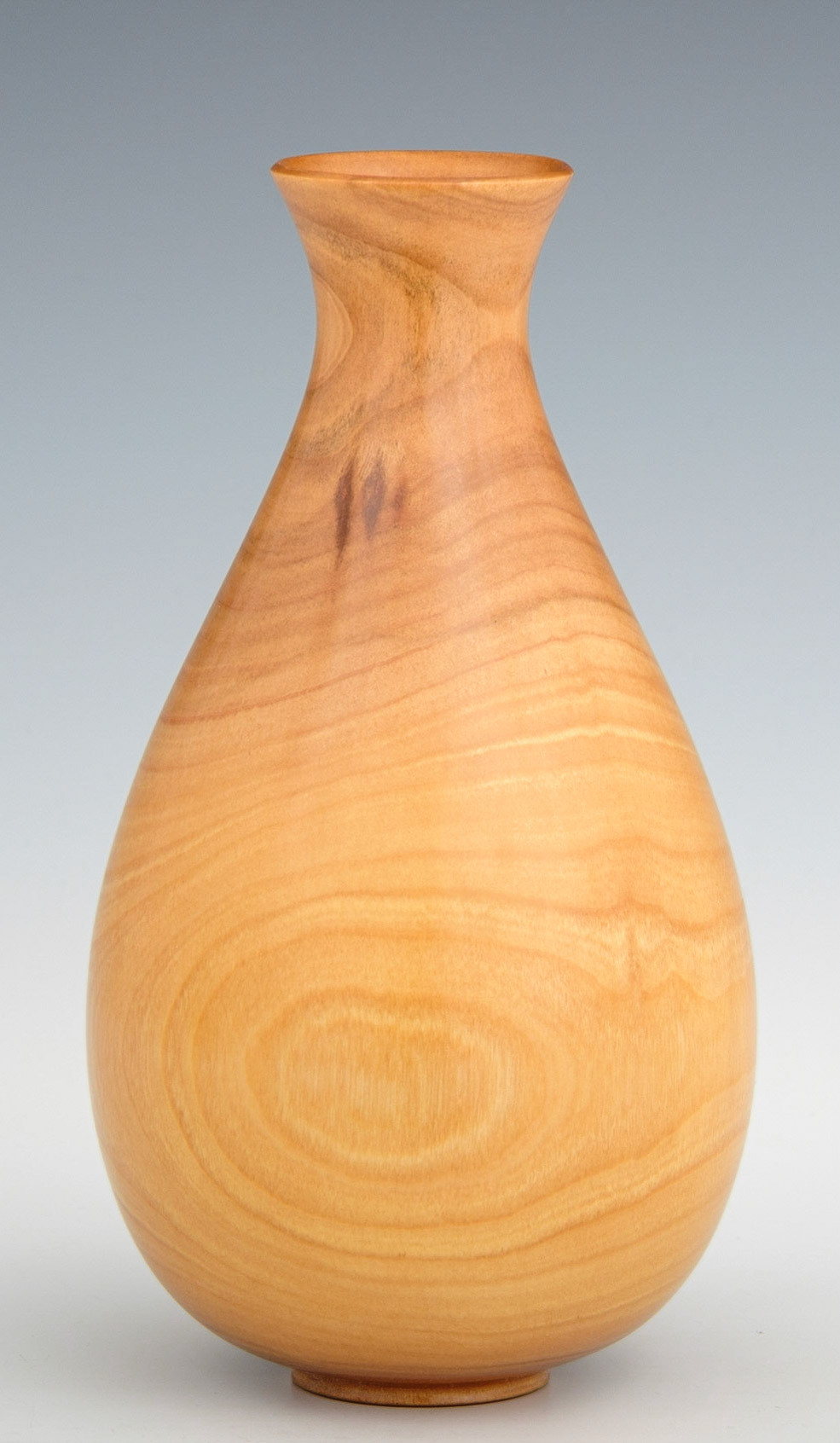 Cherry Hollow Form - Diameter: 4 1/4 inches, Height: 7 3/4 inches (D129)