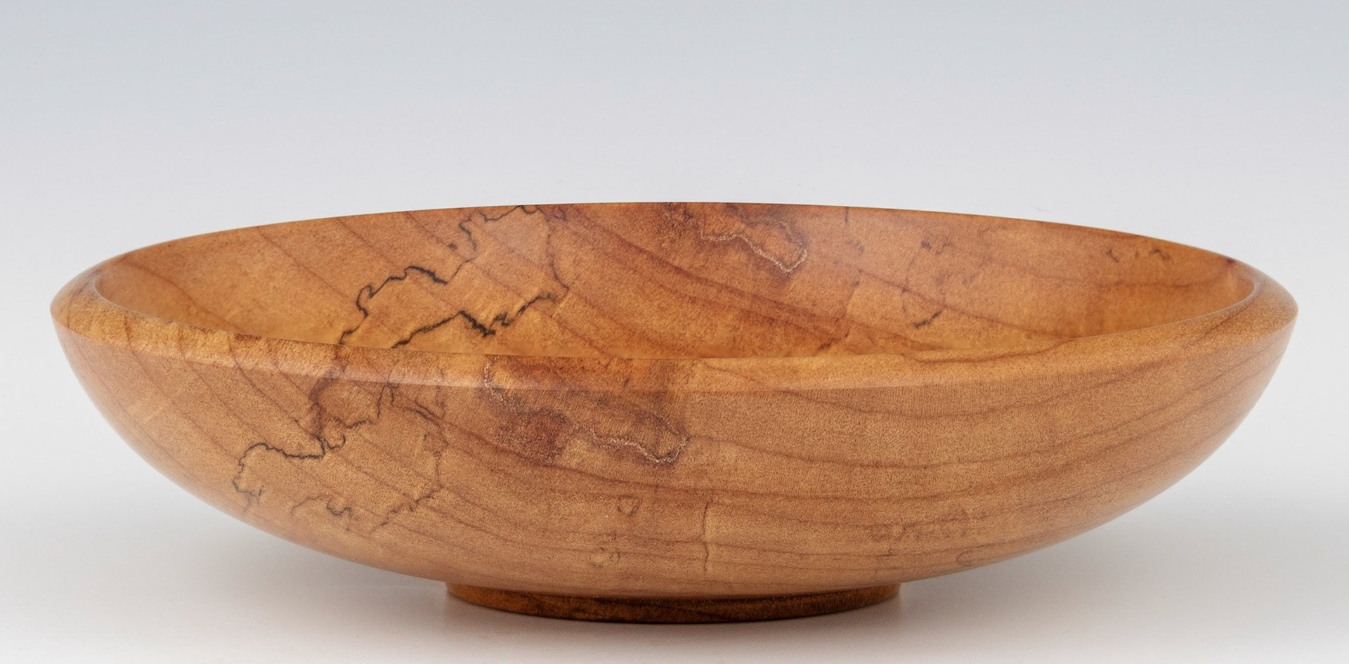 Maple Bowl - Diameter: 7 1/8 inches, Height: 1 3/4 inches (G95) Diameter: 7 1/8 inches, Height: 1 3/4 inches (G95)