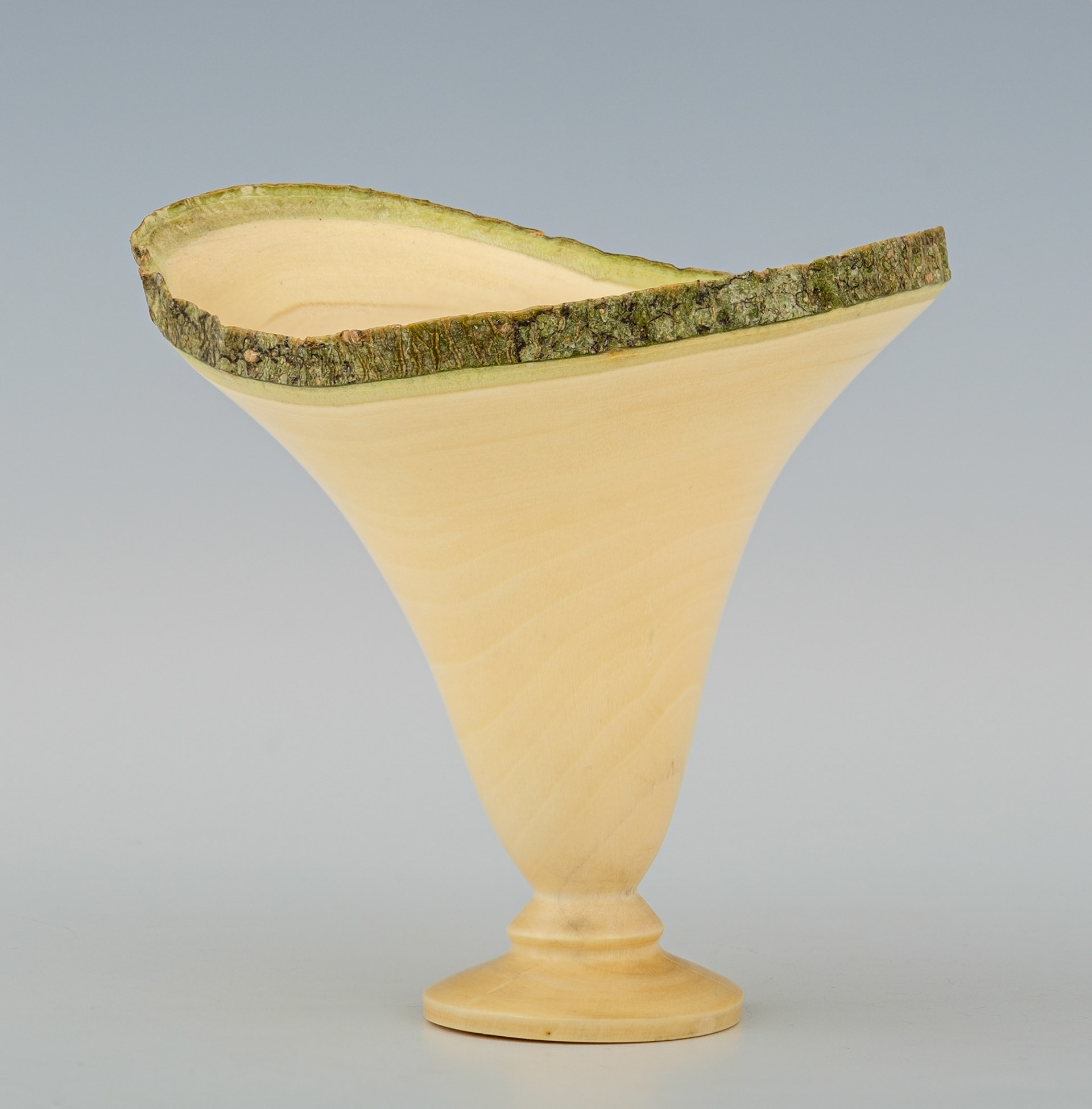 Holly Natural Edge Vessel - Diameter: 3 1/2 inches, Height: 3 1/4 inches (B133)