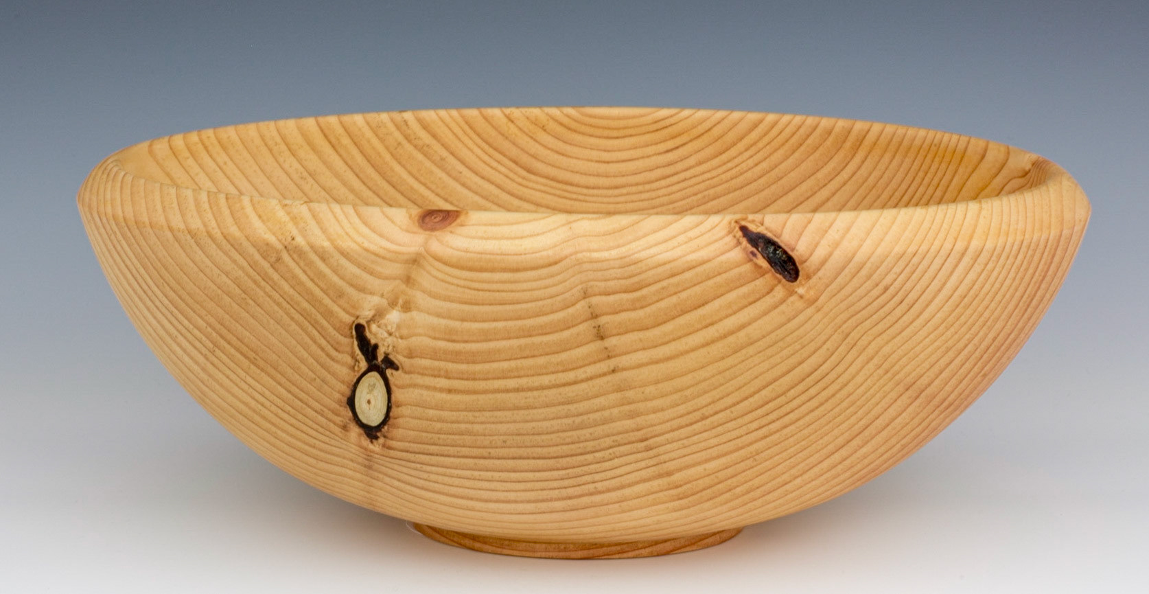 Pine Bowl - Diameter: 13 inches, Height: 4 3/4 inches (G4)