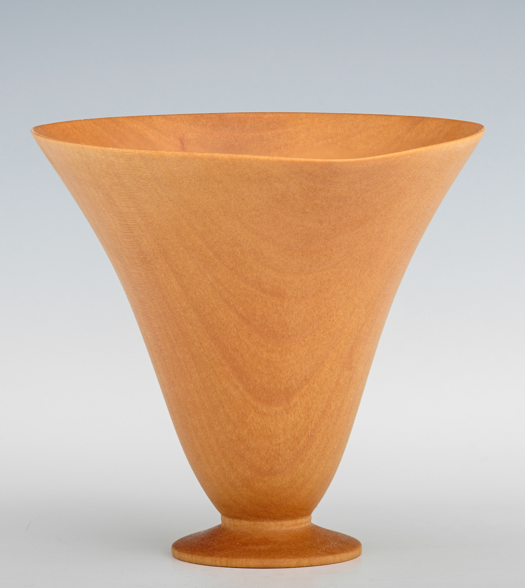 Cherry Vessel - Diameter:  4 3/8  inches, Height:  3 7/8 inches (D130)
