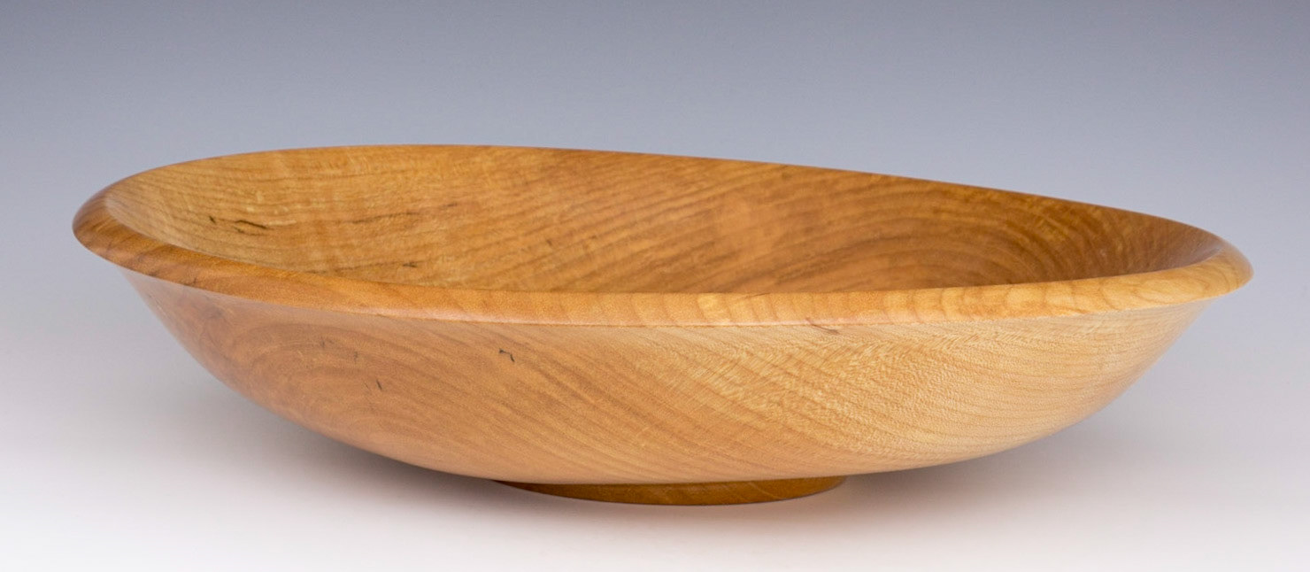 Maple Bowl - Diameter: 14 1/2 inches, Height: 3 1/4 inches (A33)