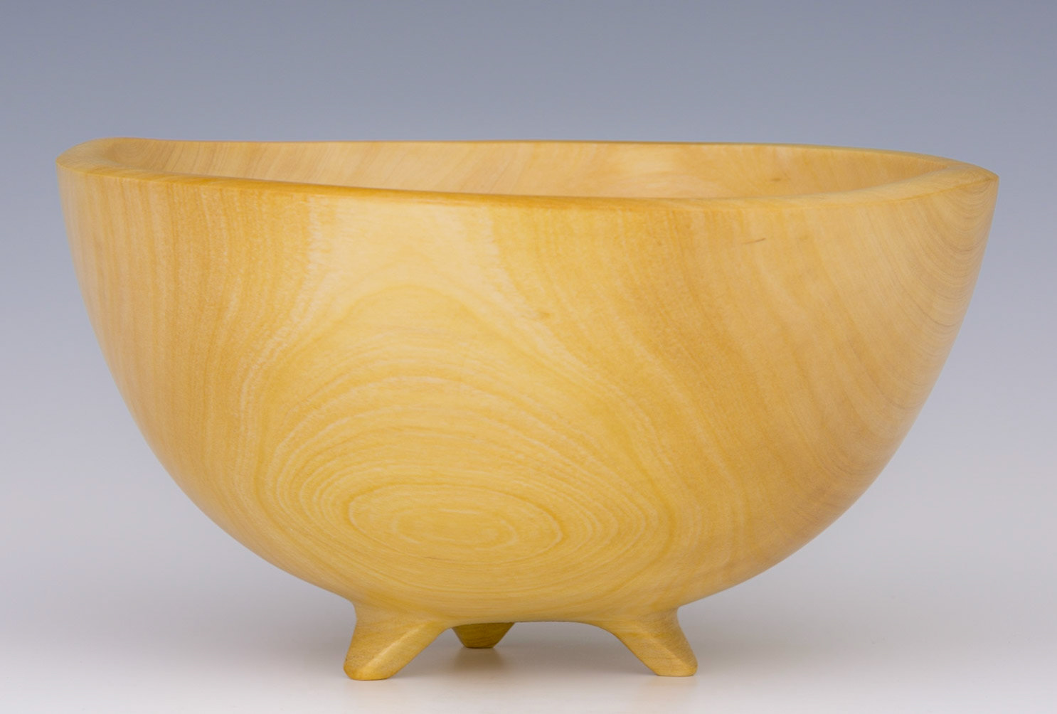 Madrone Three Legged Bowl - Diameter: 6 3/4 inches, Height: 3 3/4 inches (C85)