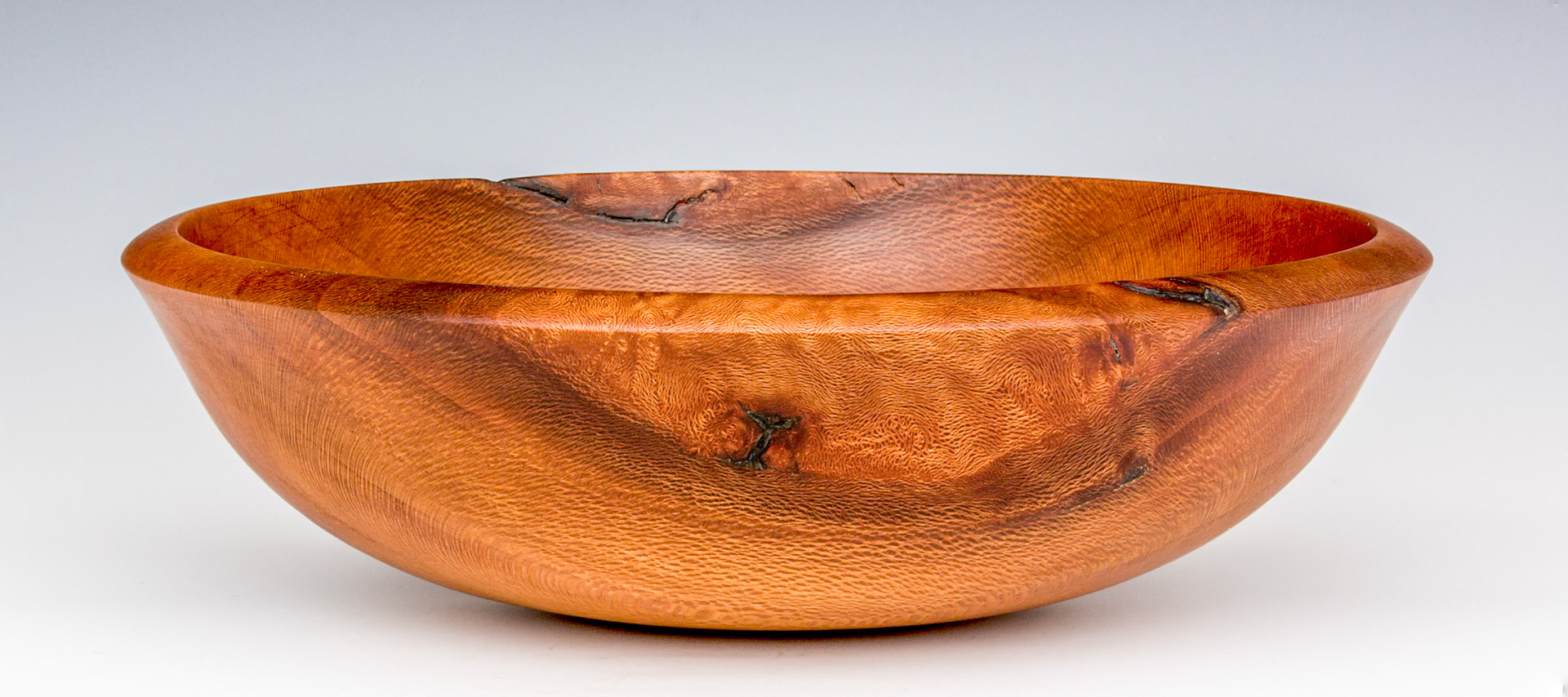 Sycamore Round Bottom Bowl - Diameter: 9 3/4 inches, Height: 2 3/4 inches (F12)