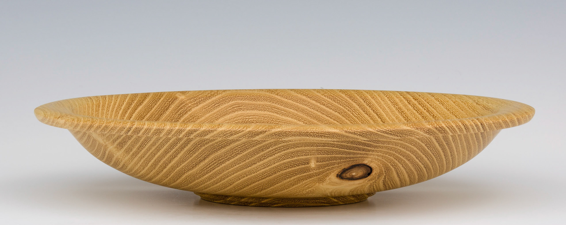 Black Locust Bowl - Diameter: 9 3/16 inches, Height: 1 5/8 inches (K37)