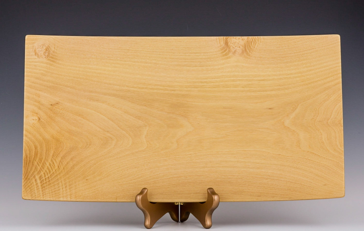 Black Locust Platter - Length: 16 inches, Width: 8 9/16 inches, Height: 1 3/8 inches (K59)