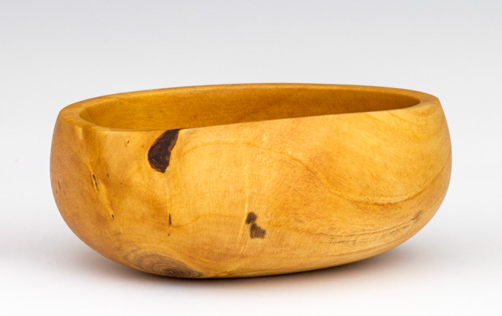 Plum Round Bottom Bowl - Diameter: 3 5/8 inches, Height: 1 3/4 inches (F108)