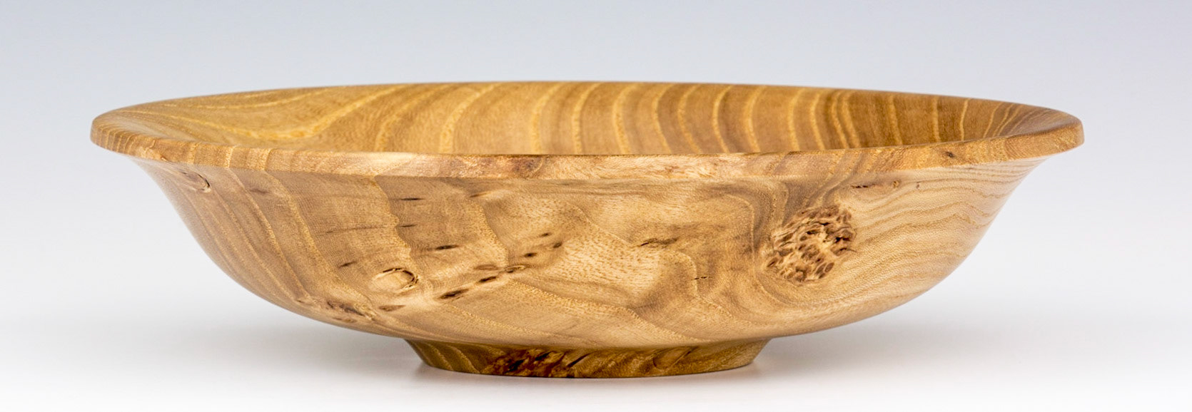 Elm Bowl - Elm Bowl - Diameter: 7 7/16 inches, Height: 1 7/8 inches (C30)
