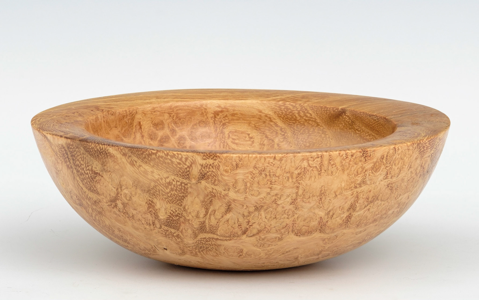 Black Locust Round BottomBowl - Diameter: 4 1/2 inches, Height: 1 1/2 inches (D115)