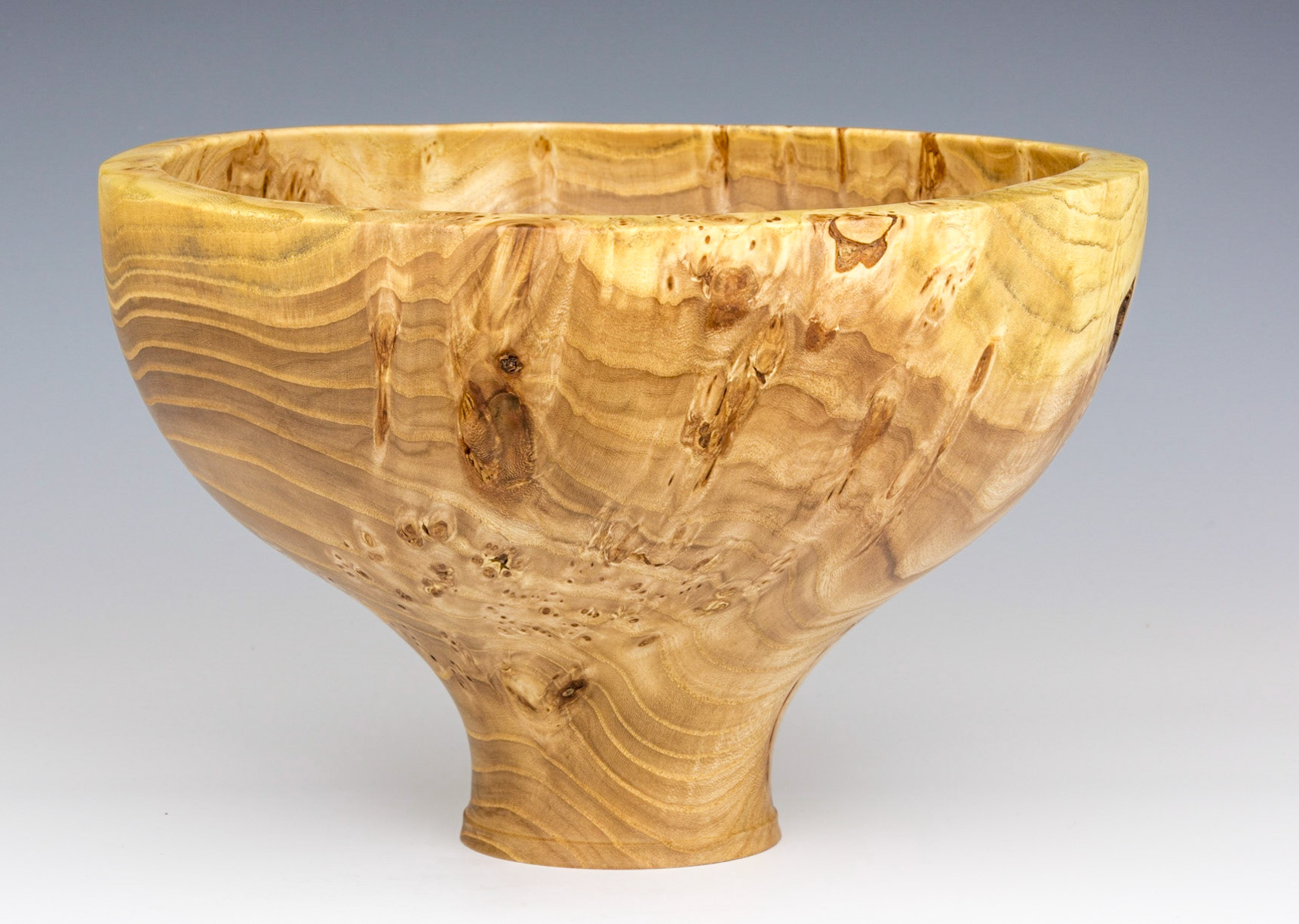 Elm Bowl - Diameter: 10 inches, Height: 6 3/8 inches (C9)