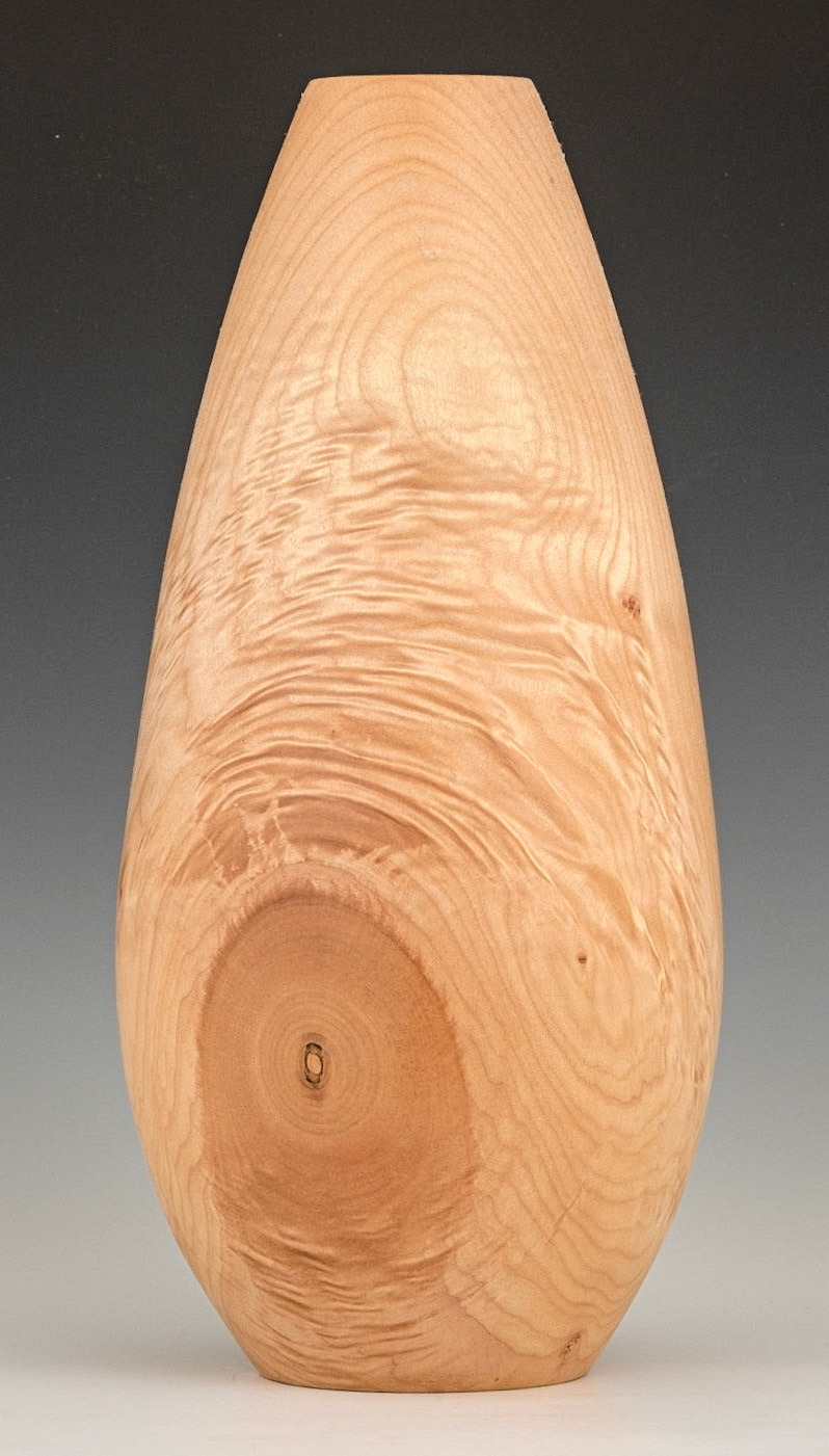 Maple Hollow Form - Diameter: 5 7/8 inches, Height: 12 1/4 inches (D59)