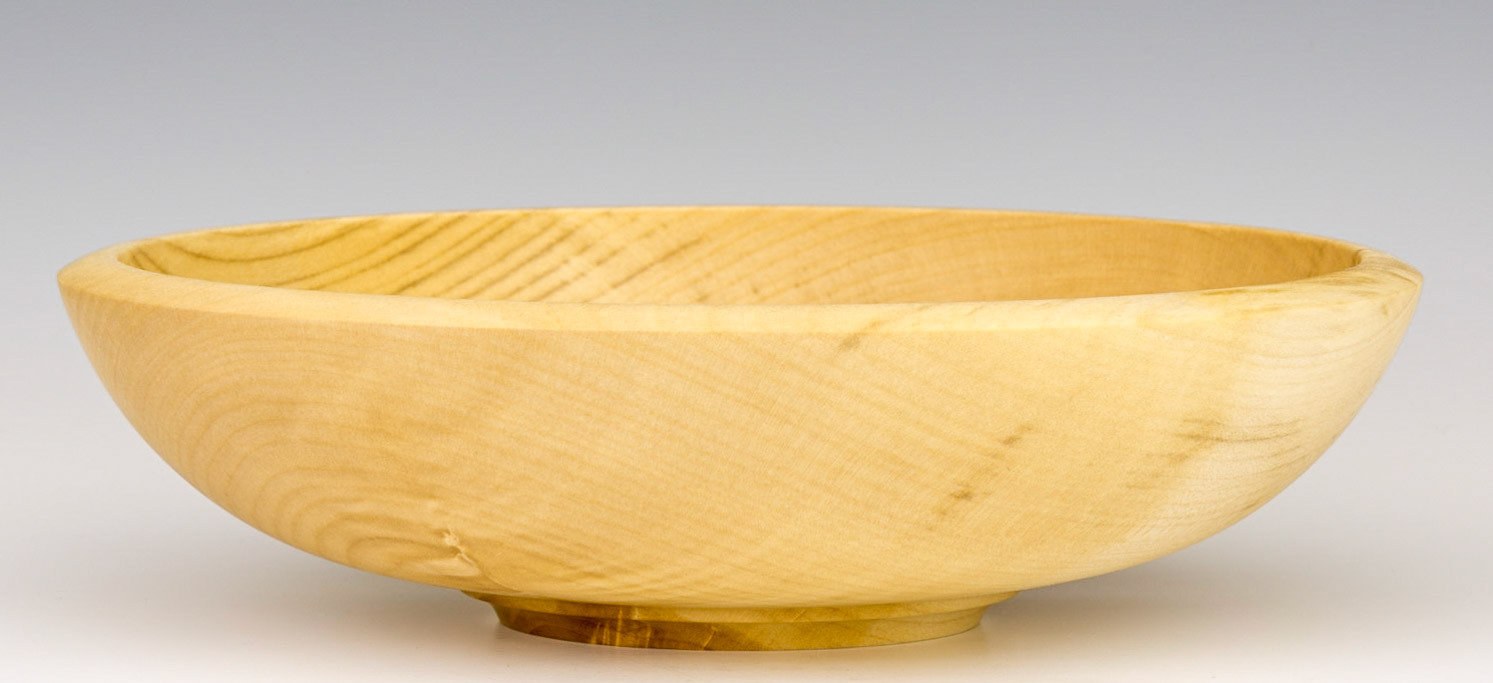 Maple Bowl - Diameter: 9 1/4 inches, Height: 2 1/2 inches (D29)