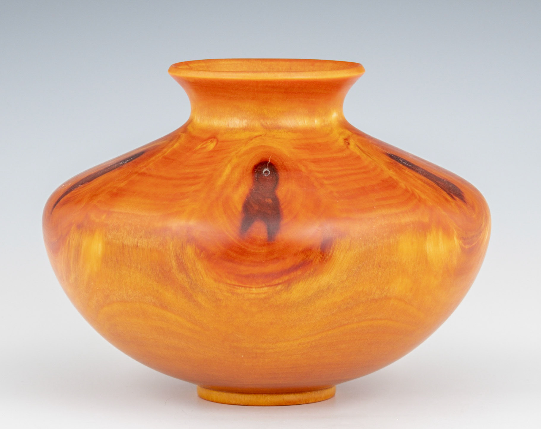 Norfolk Island Pine Hollow Form - Diameter: 8 1/8 Inches, Height: 6 1/16 inches (D56)