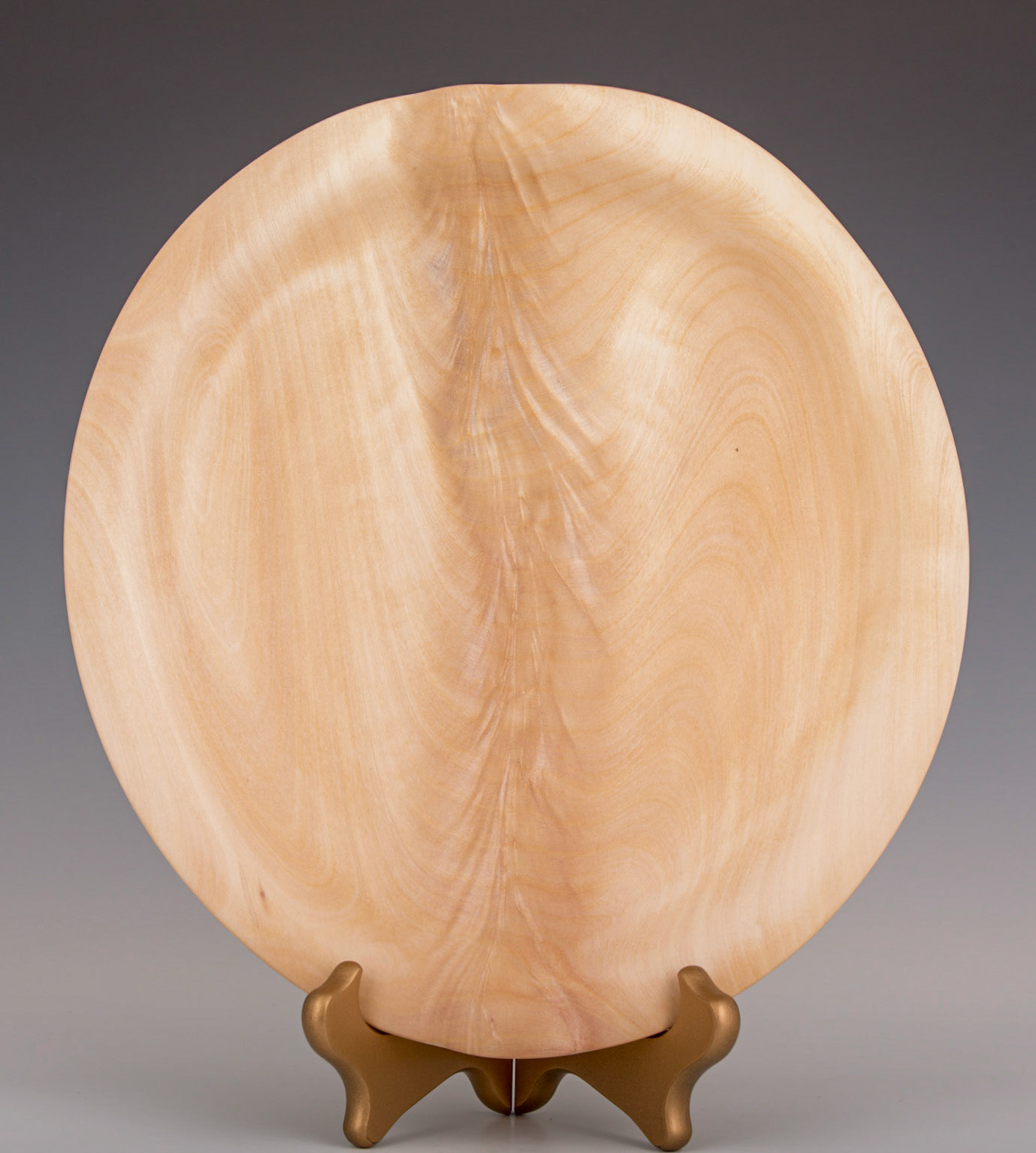 Madrone Platter (Warped) - Diameter: 10 3/4 inches, Height: 1 5/8 inches (C137)