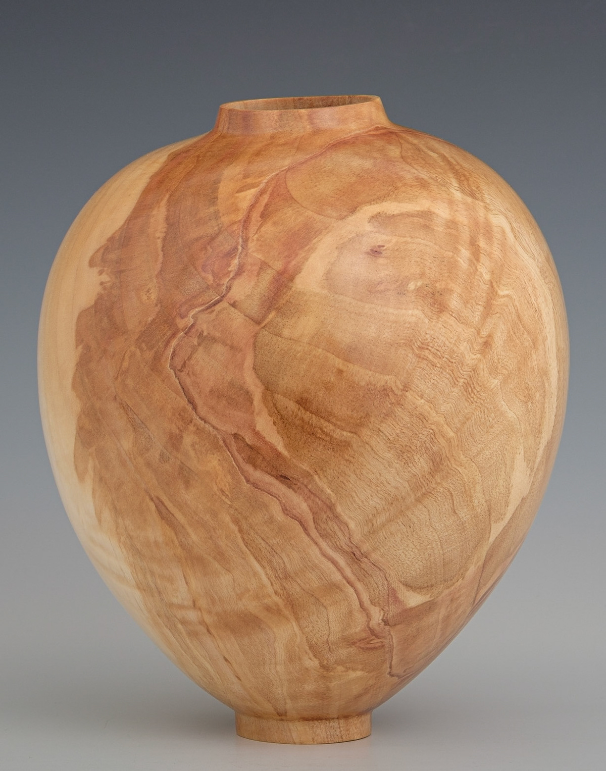 Birch Hollow Form - Diameter: 6 3/4 inches, Height: 8 1/2 inches (J37)