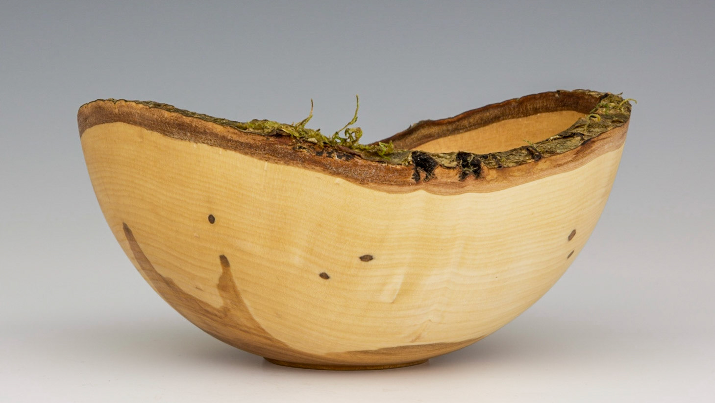 Ash Natural Edge Bowl - Diameter: 6 1/4 inches, Height: 3 inches  (A43)
