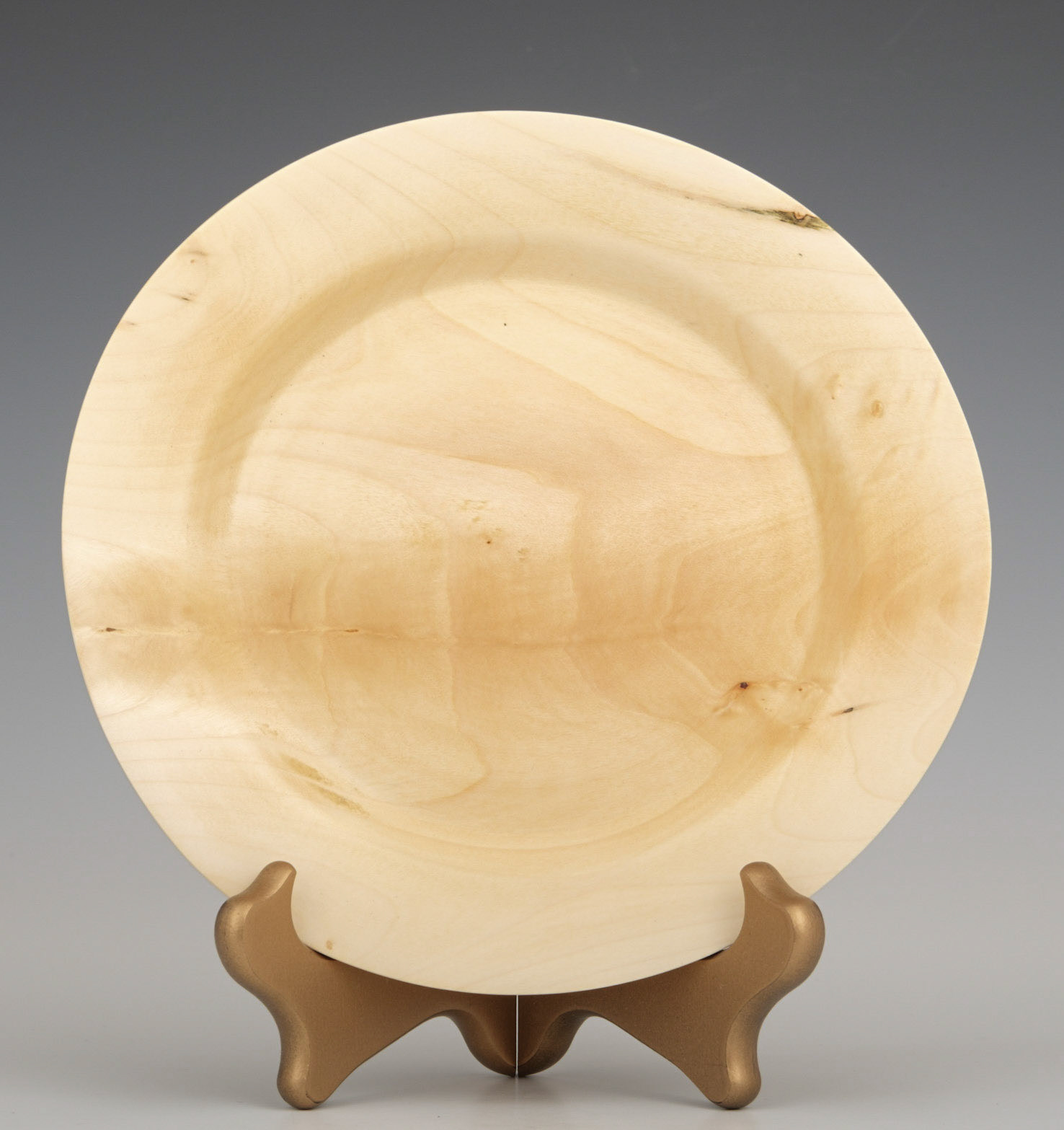 Maple Platter - Diameter: 7 3/4 inches, Height: 1 1/8 inches (D40)