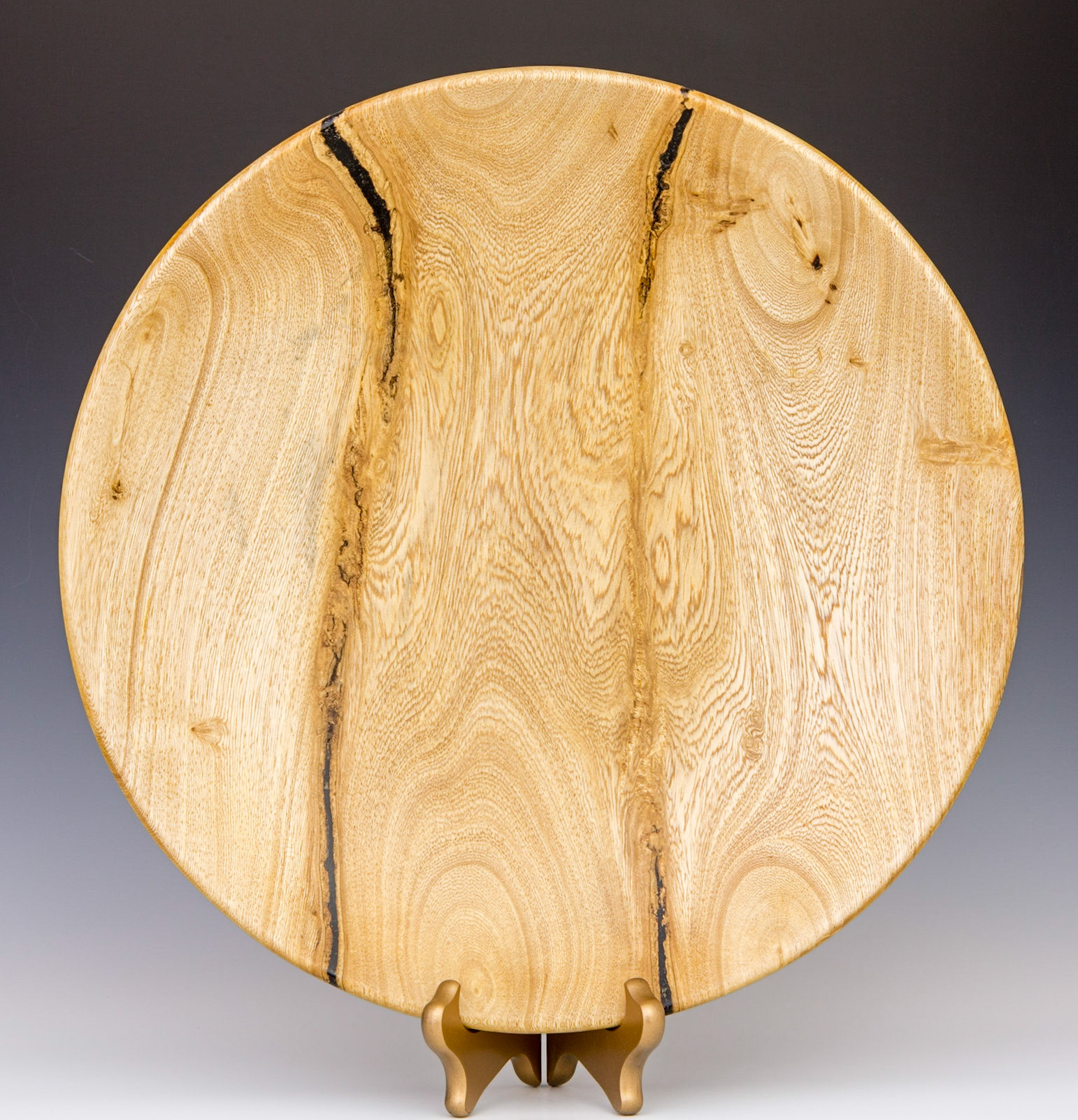 Ficus Platter - Diameter: 14 1/8 inches, Height: 1 7/8 inches (C83)