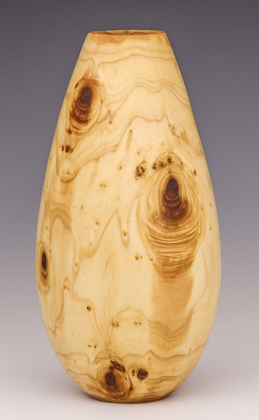 Cryptomeria Japonica Hollow Form - Diameter: 4 1/8 inches, Height: 8 1/4 inches (F7)
