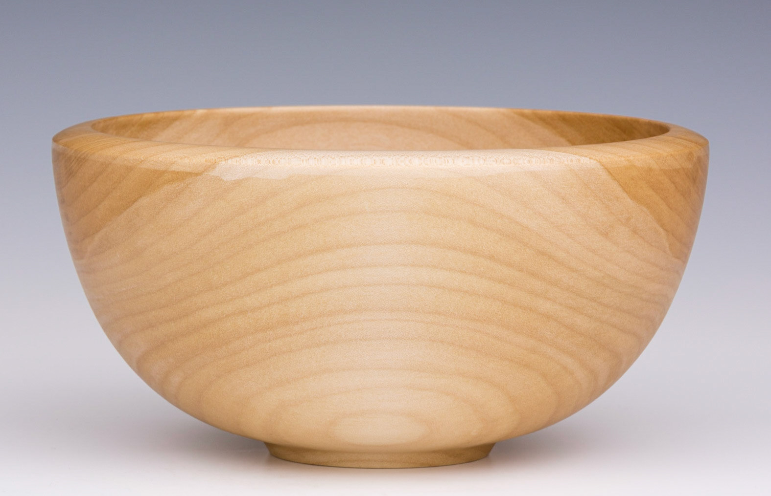 Maple Bowl - Diameter: 7 inches, Height: 3 1/2 inches (D19)