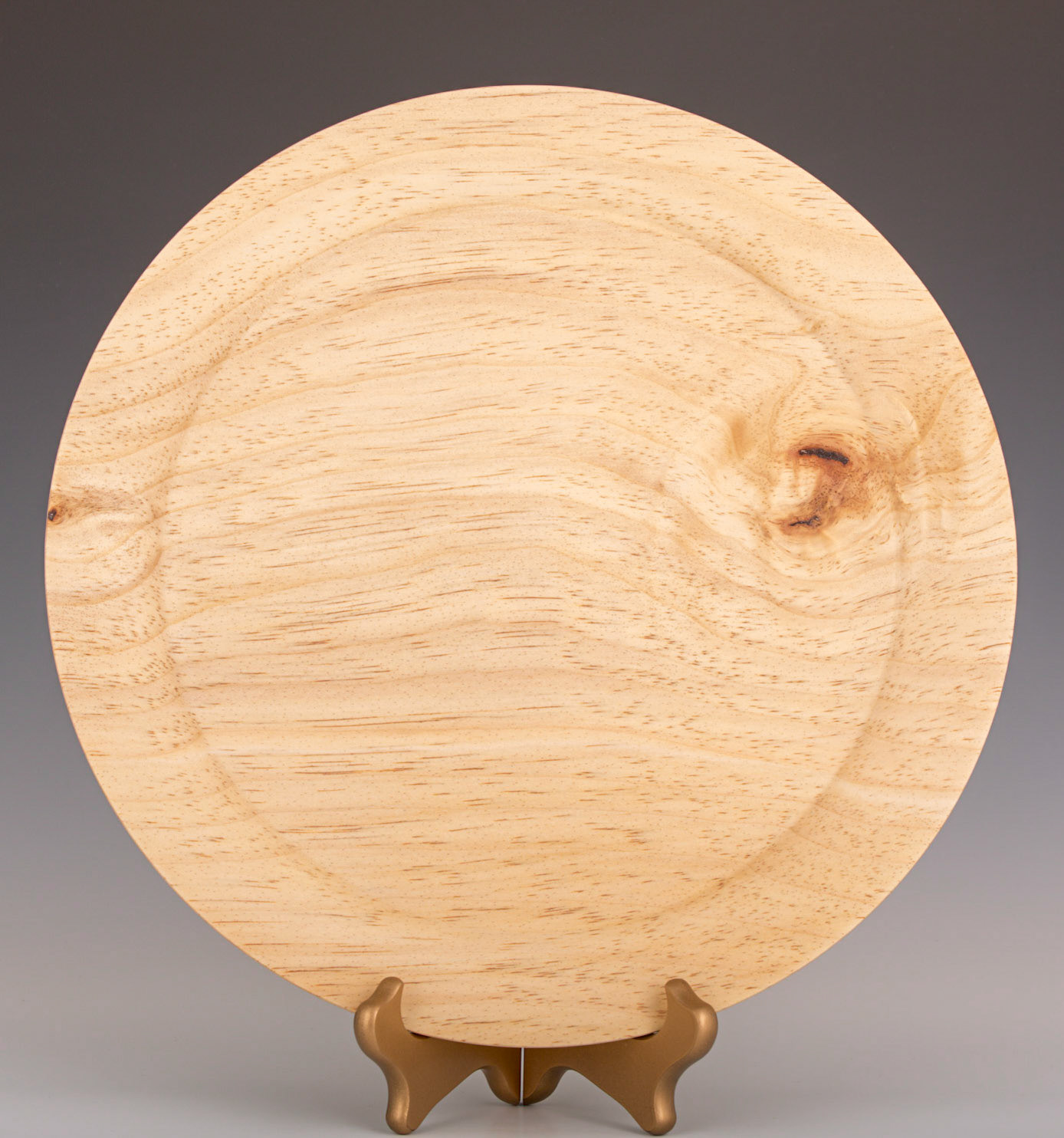Pine Platter - Diameter: 12 3/4 inches, Height: 1 inches (G75)