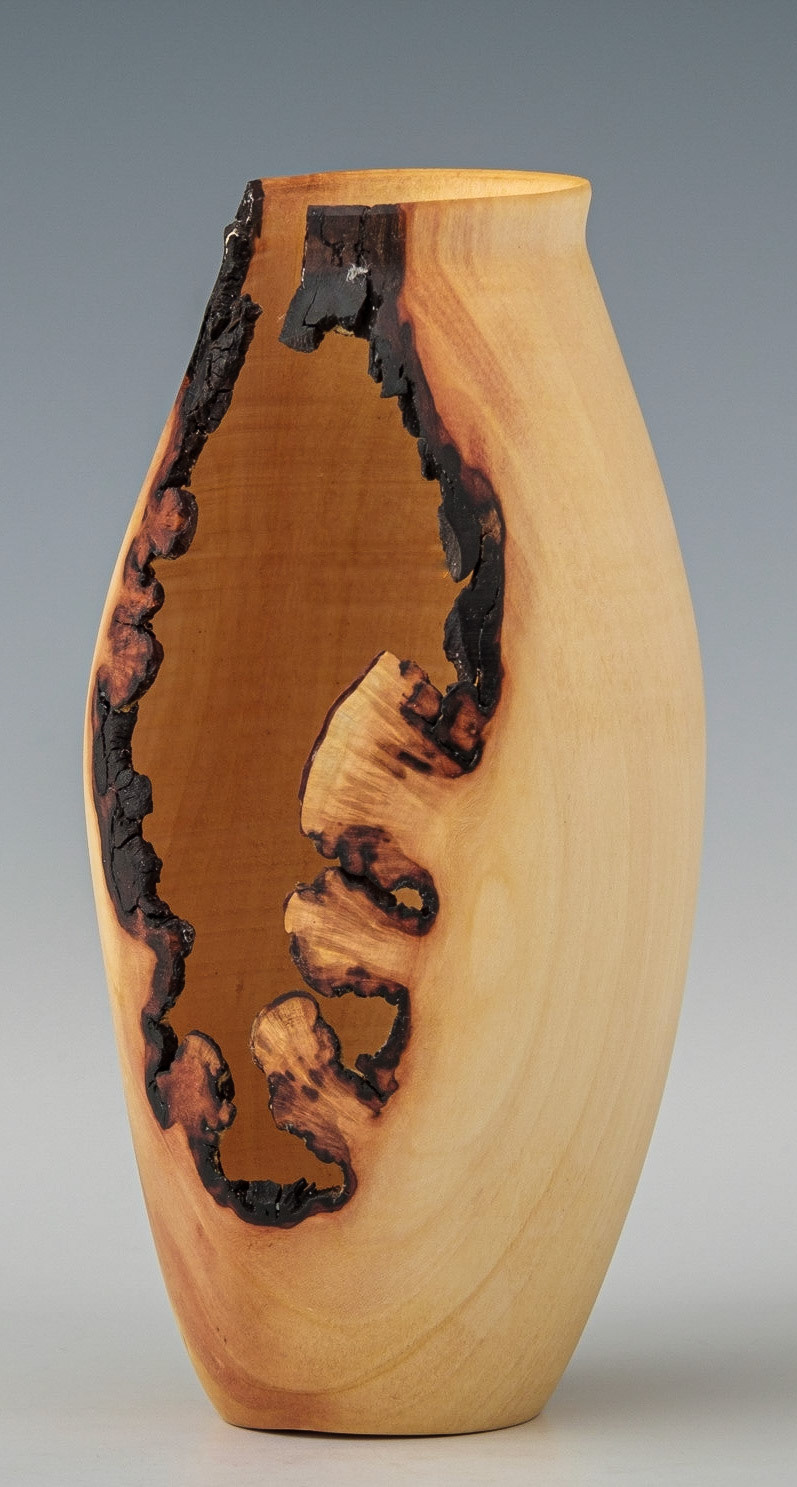 Madrone Hollow Form - Diameter: 2 3/4 inches, Height: 5 1/2 inches (E111)