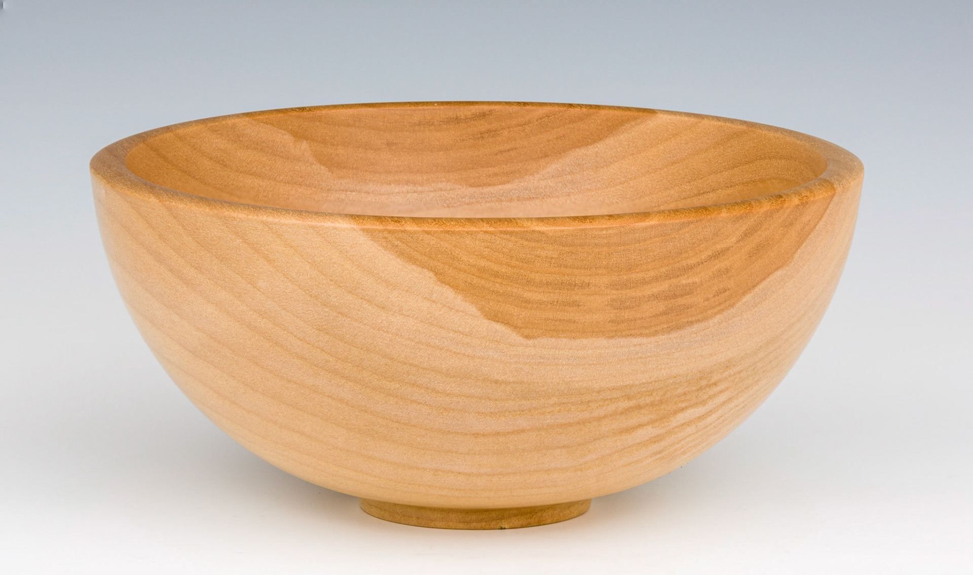 Maple Bowl - Diameter: 7 inches, Height: 3 1/4 inches (D18)