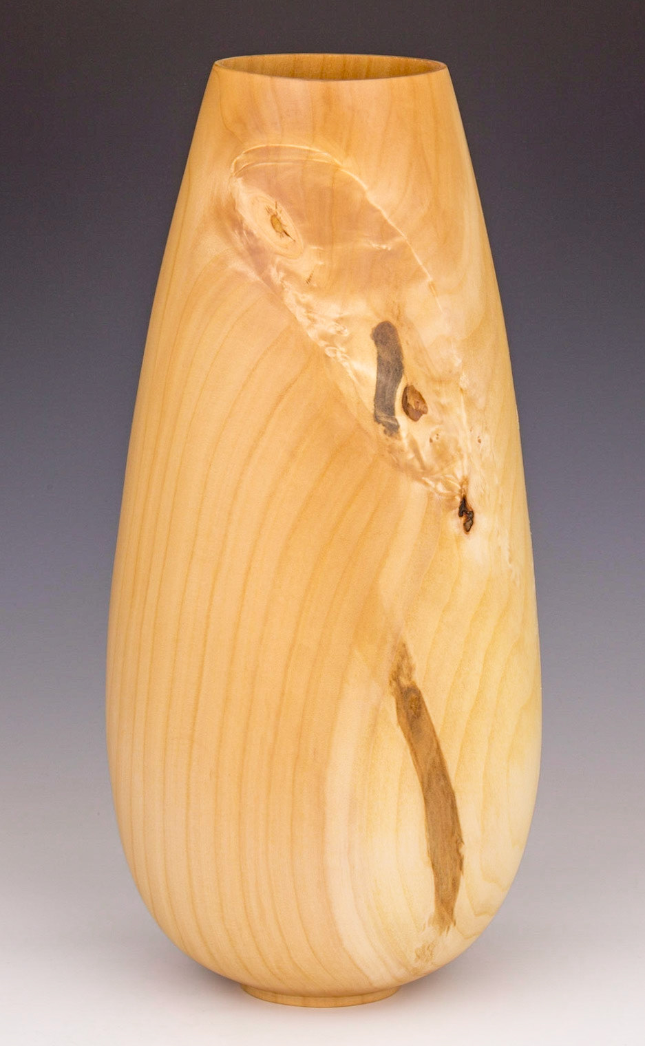 Willow Hollow Form - Diameter: 6 1/8 inches, Height: 13 7/16 inches (C74)