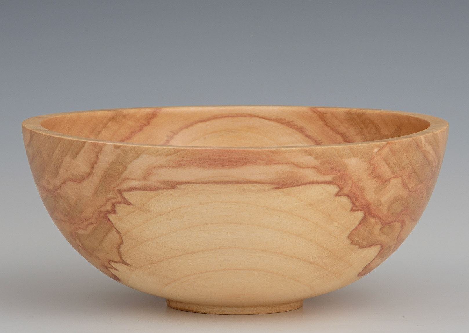 Birch Bowl - Diameter: 8 1/8 inches, Height: 3 1/2 inches (J85)