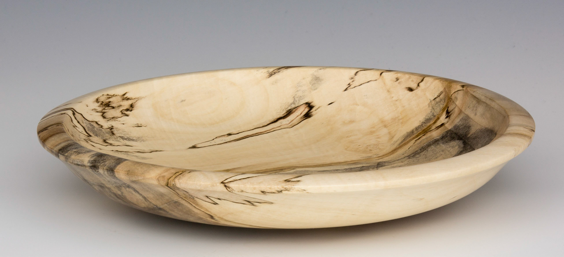 Maple Bowl - Diameter: 8 inches, Height: 1 3/8 inches (H17)