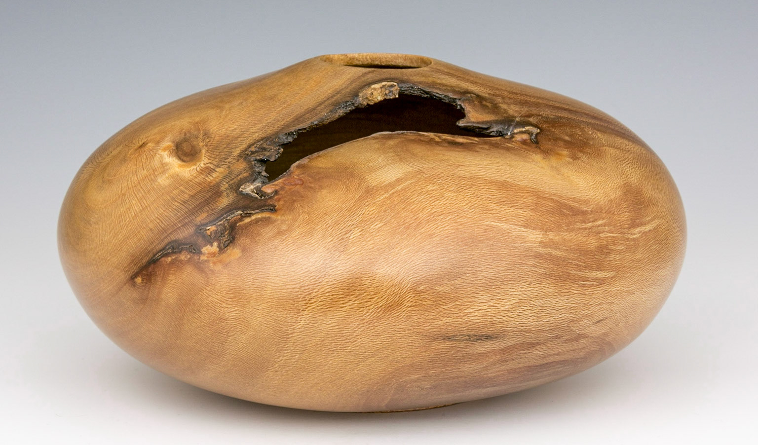 Sycamore Hollow Form - Diameter: 8 1/2 inches, Height: 4 3/8 inches (F14)