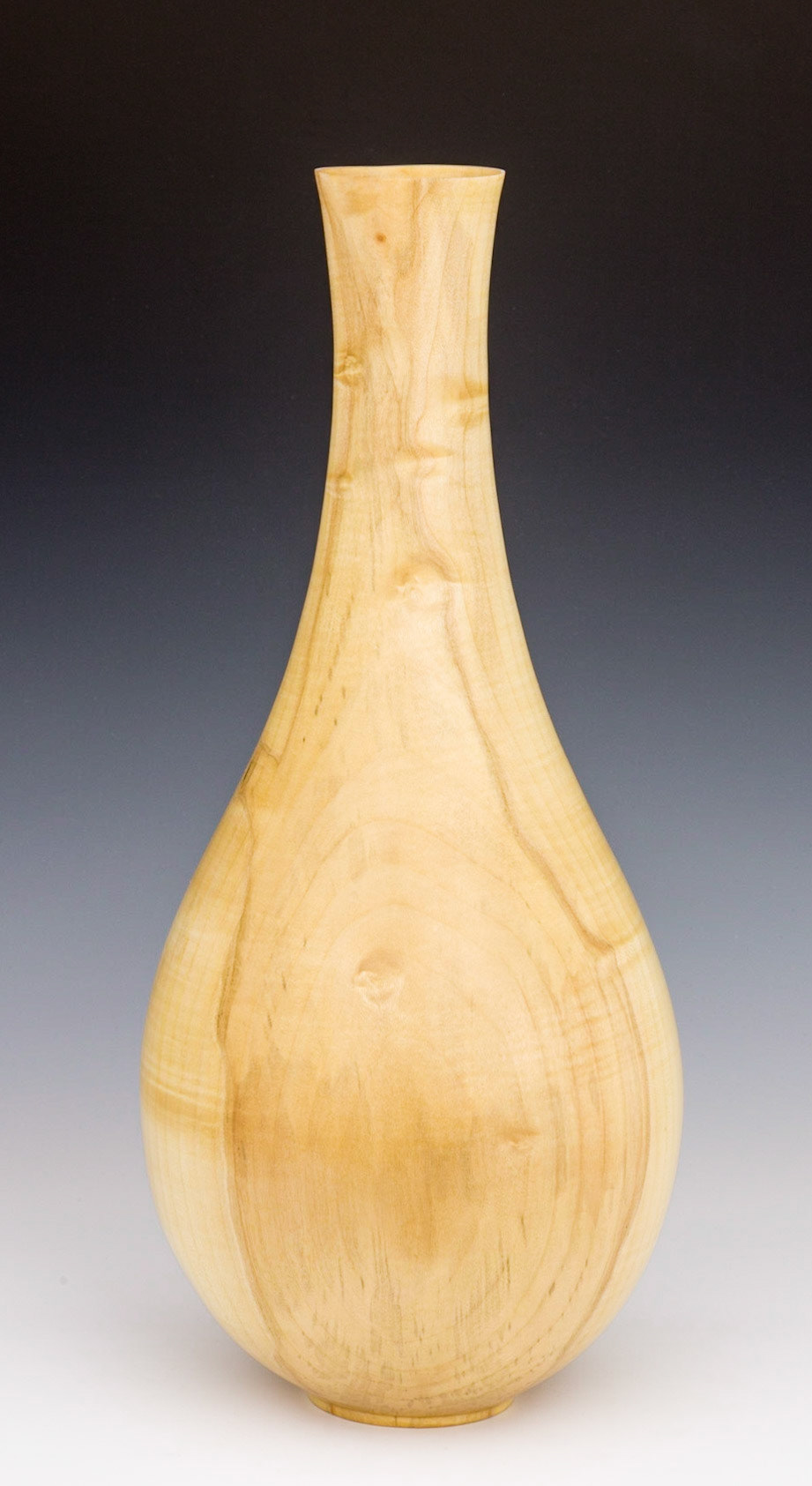 Maple Hollow Form - Diameter: 7 inches, Height: 15 3/8 inches (B9)