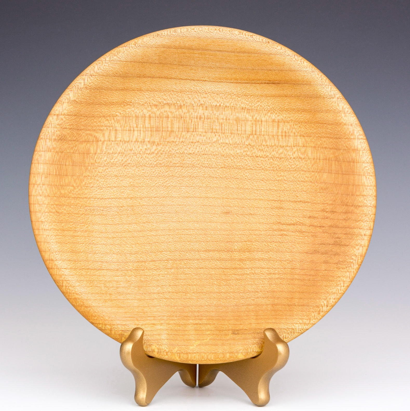 Maple Platter - Diameter: 8 7/8 inches, Height: 13/16 of an inch (F28)