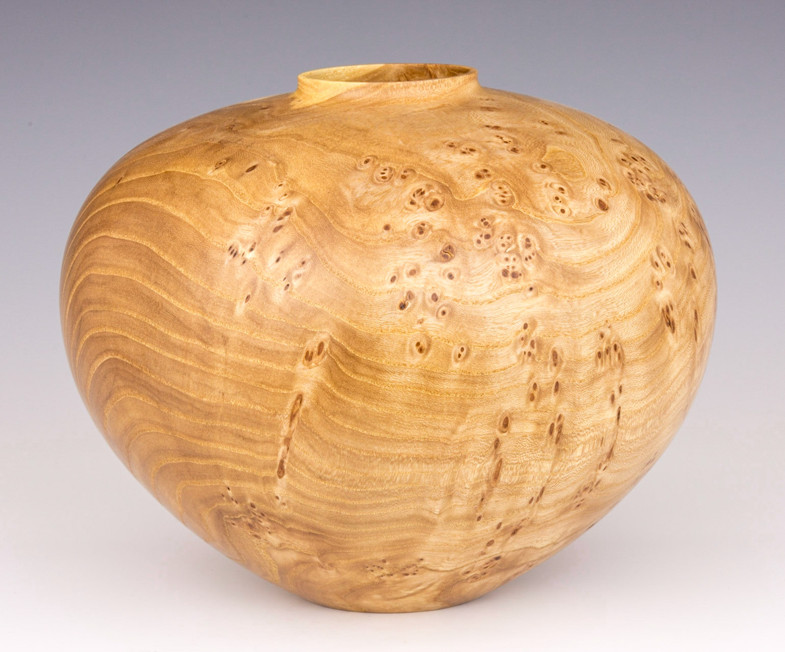 Elm Hollow Form - Diameter: 9 inches, Height: 7 inches (C52)
