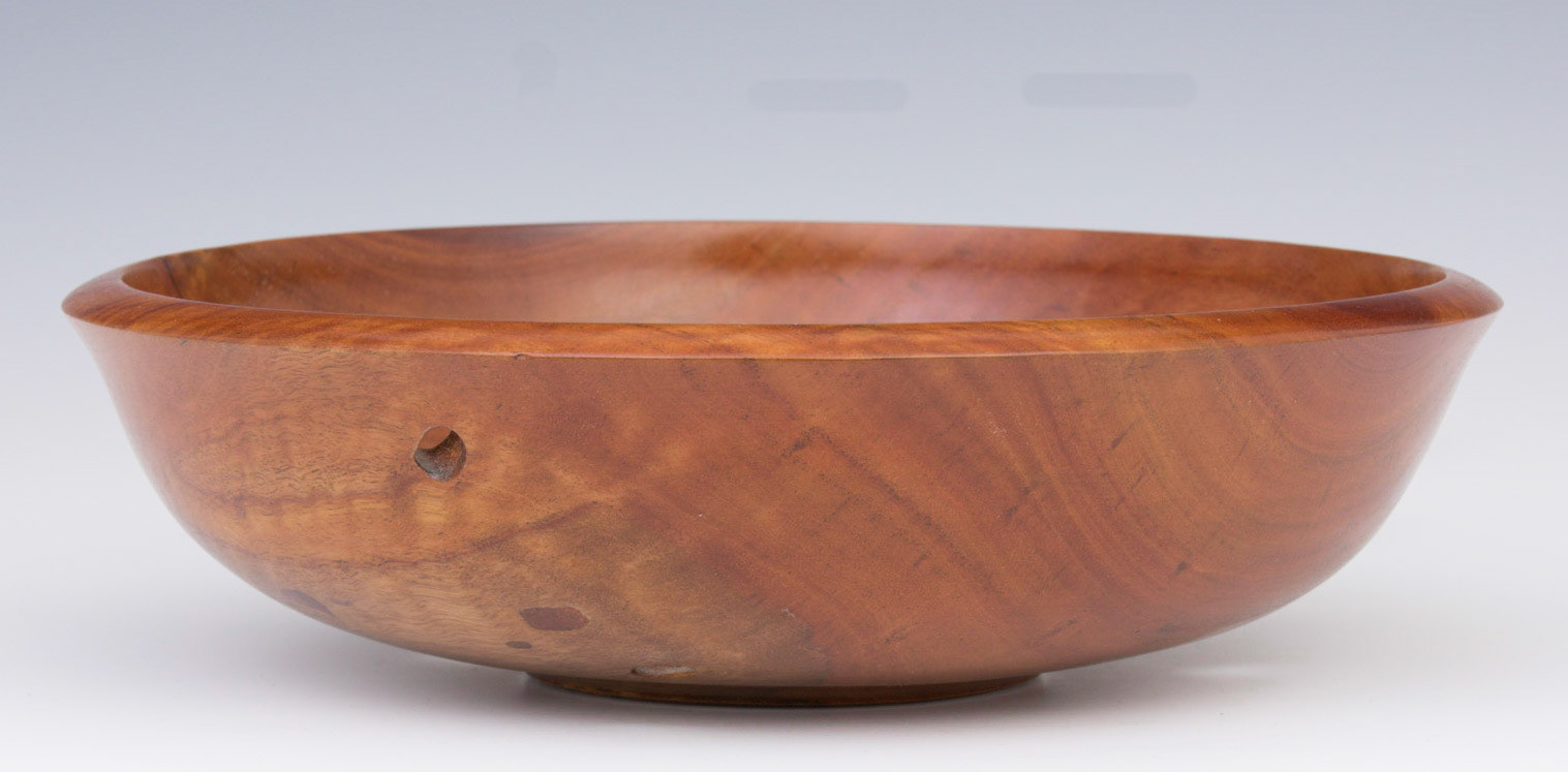Plum Bowl - Diameter: 9 inches, Height: 2 1/2 inches (A69)