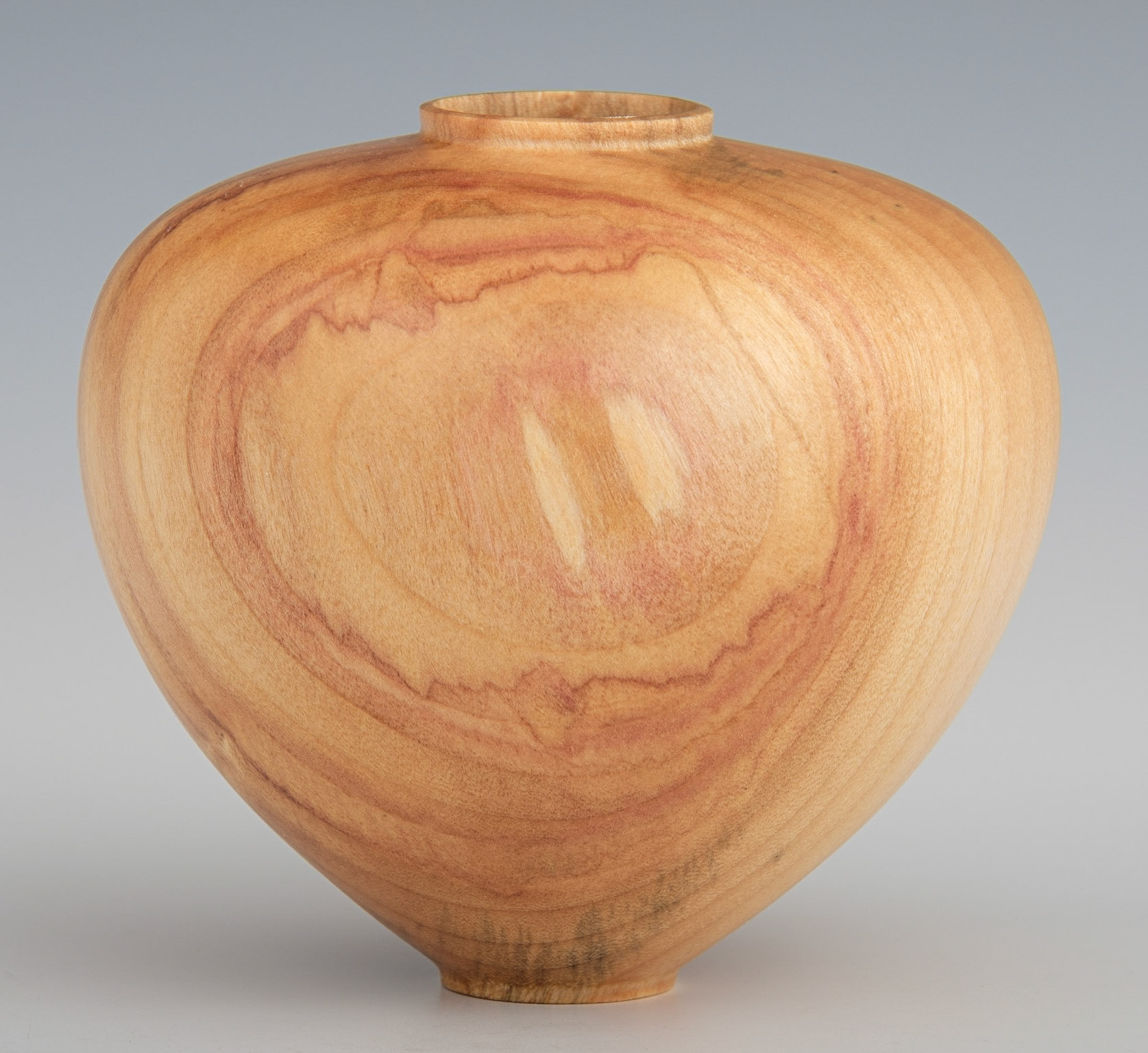 Birch Hollow Form - Diameter: 5 inches, Height: 4 1/2 inches (J43)