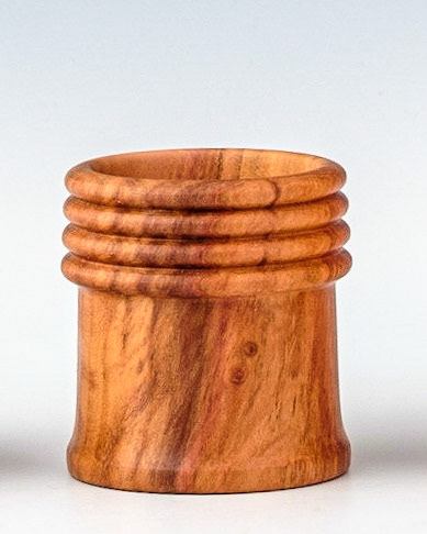 Plum Vessel - Diameter: 2 inches, Height: 2 1/16 inches (J109)