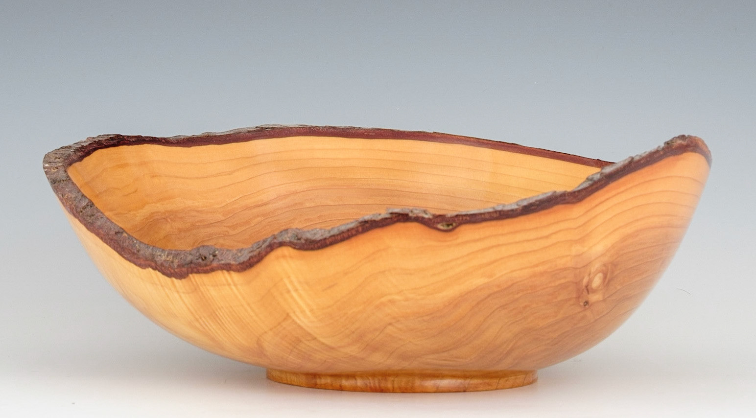 Cedar Natural Edge Bowl - Diameter: 12 Inches, Height: 4 1/4 inches (D60)
