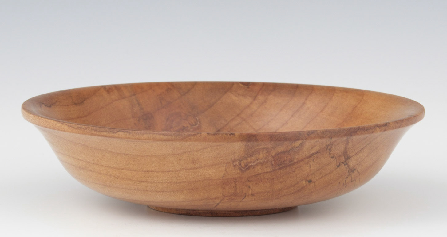 Maple Bowl - Diameter: 7 3/8 inches, Height: 1 13/16 inches (G96)