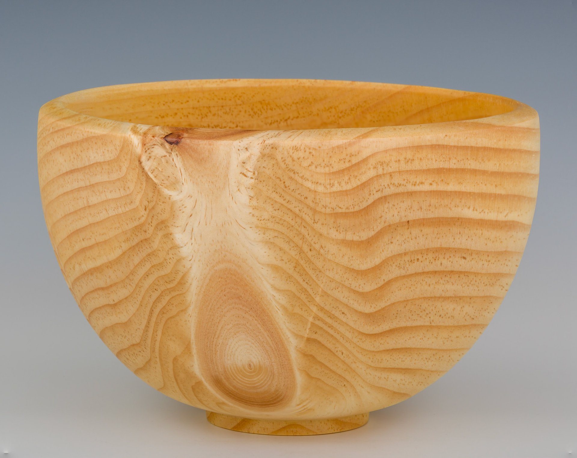 Pine Bowl - Diameter: 9 inches, Height: 5 1/2 inches (G34)