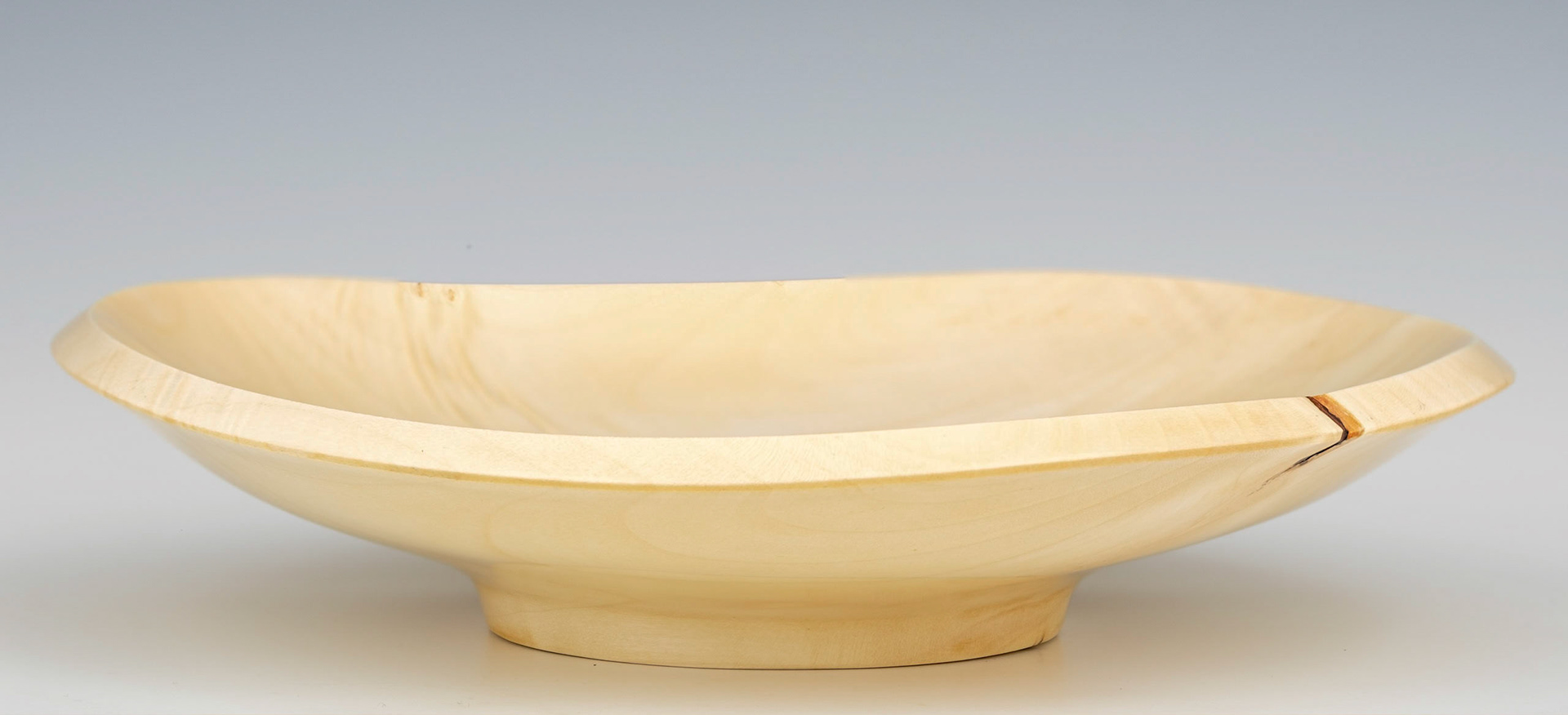 Maple Bowl - Diameter: 9 1/4 inches, Height: 1 7/8 inches (D41)