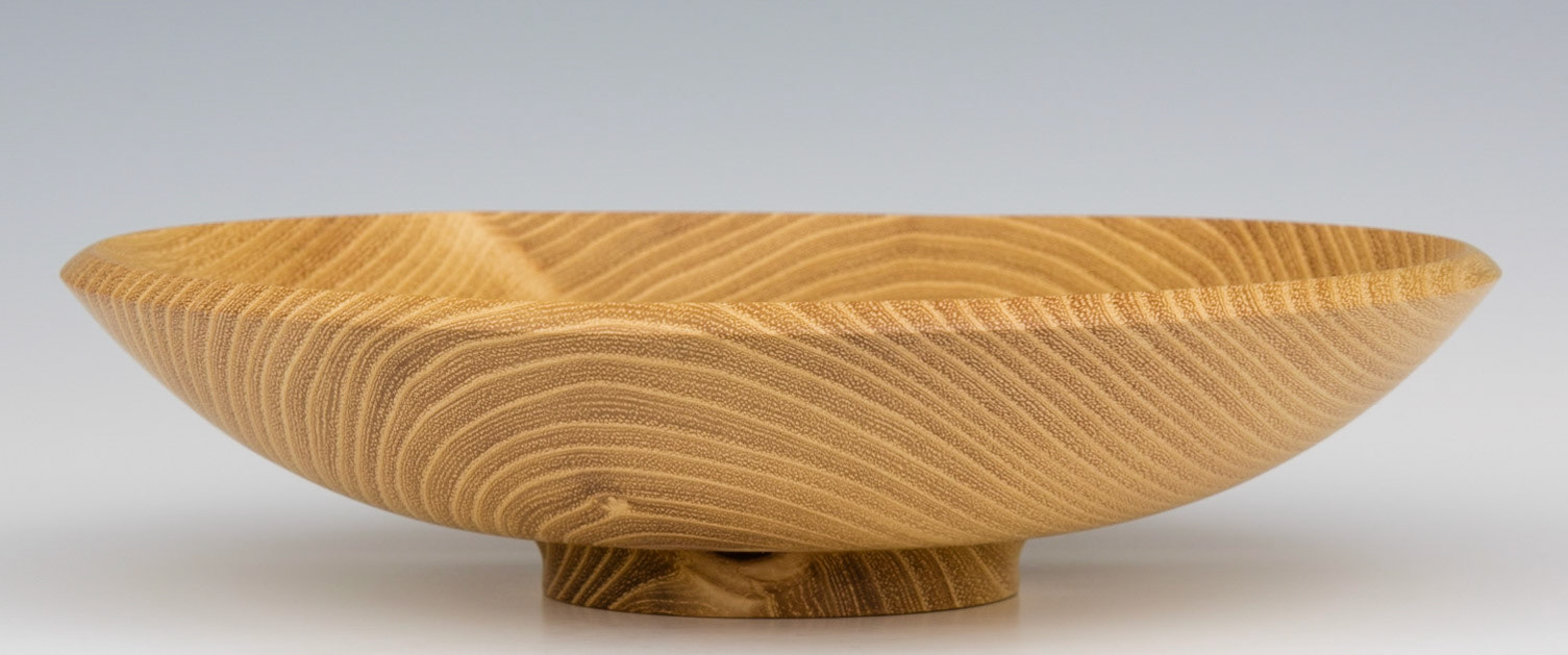 Black Locust Bowl - Diameter: 9 3/4 inches, Height: 2 1/4 inches (K35)