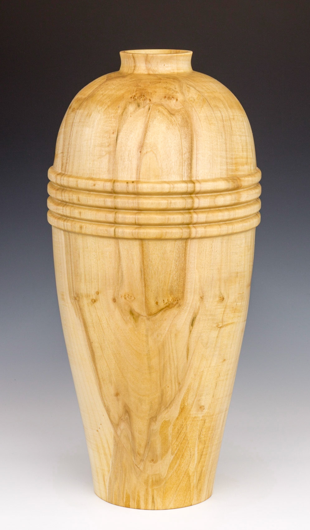 Maple Hollow Form - Diameter: 7 1/4 inches, Height: 15 1/4 inches (B7)