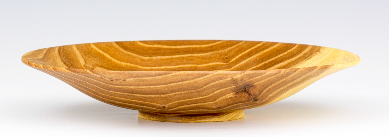Elm Bowl - Diameter: 6 3/4 inches, Height: 1 5/16 inches (C36)