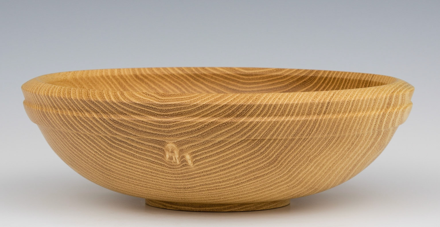 Black Locust Bowl - Diameter: 9 3/8 inches, Height: 3 inches (K32)
