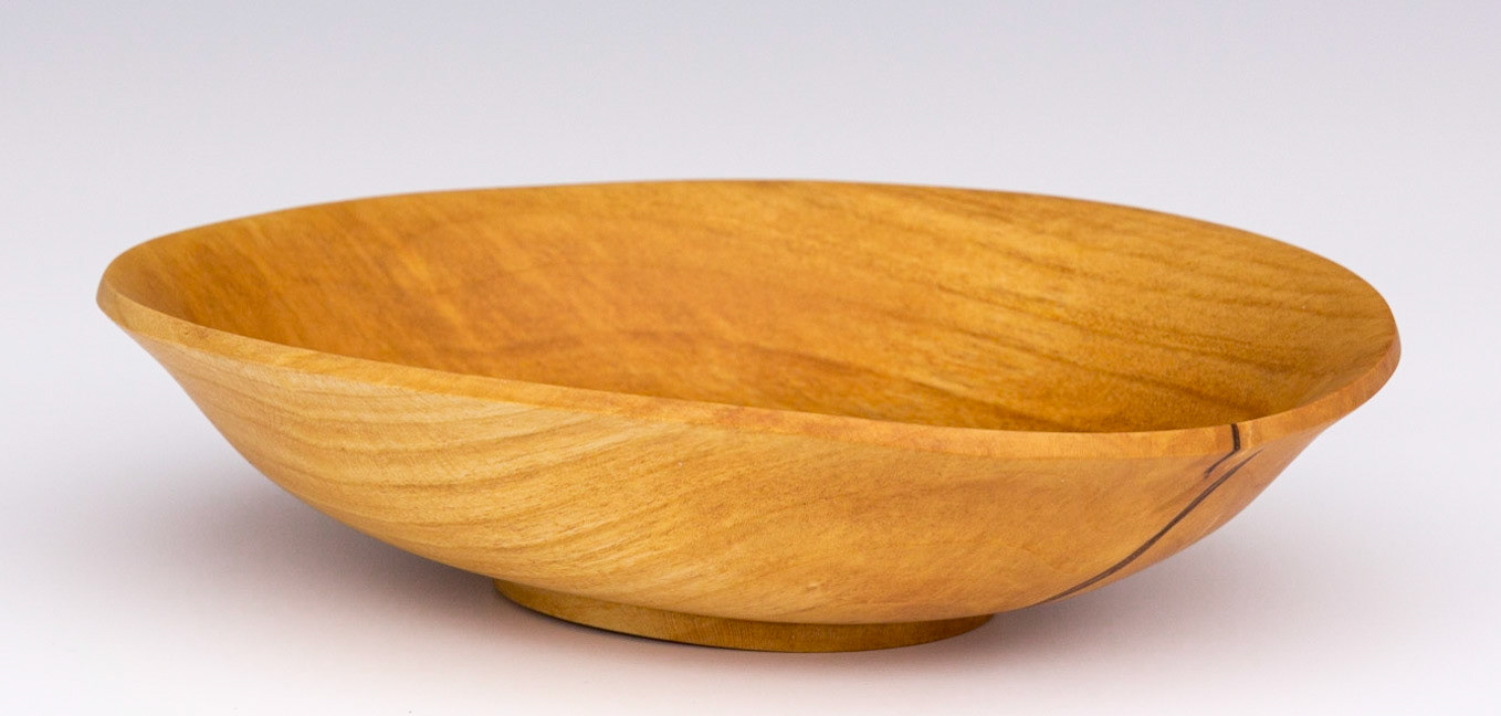 Plum Bowl - Diameter: 6 inches, Height: 1 1/4 inches (F119)